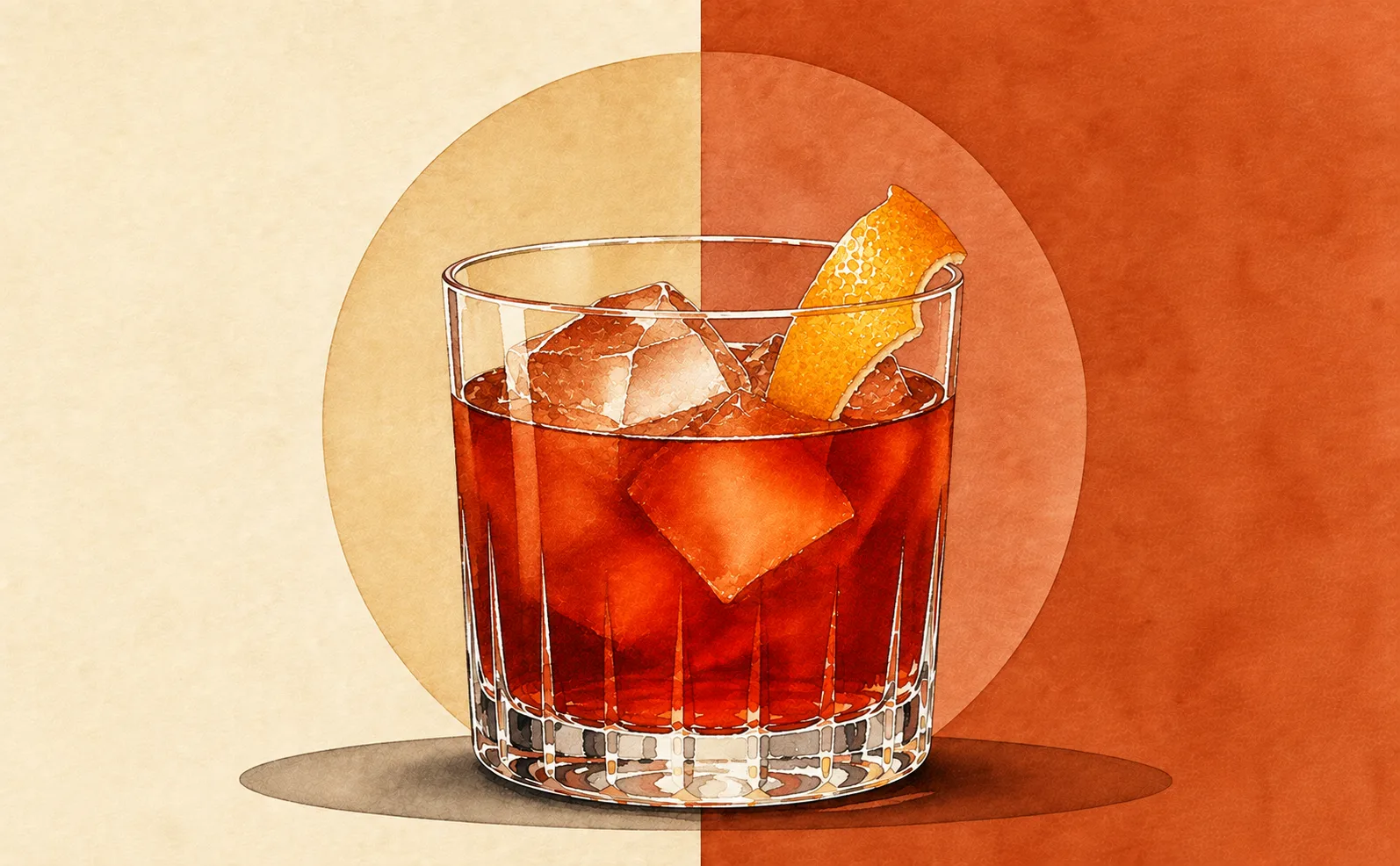 Opskrift på Mezcal Negroni