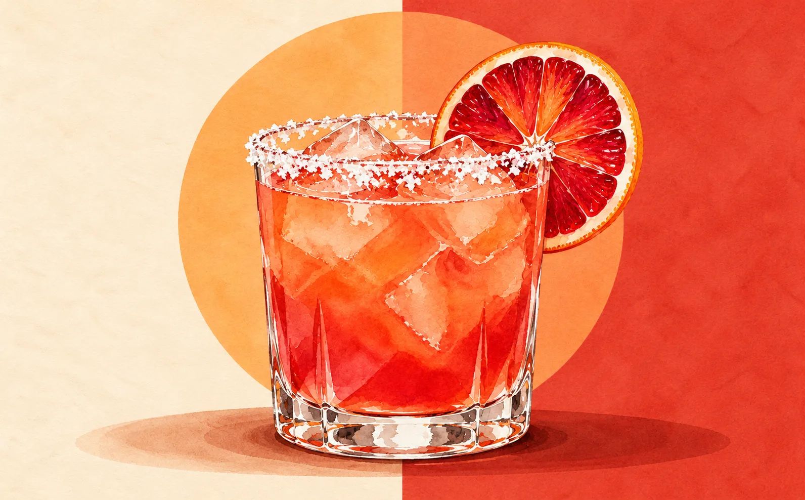 Opskrift på Blood Orange Margarita