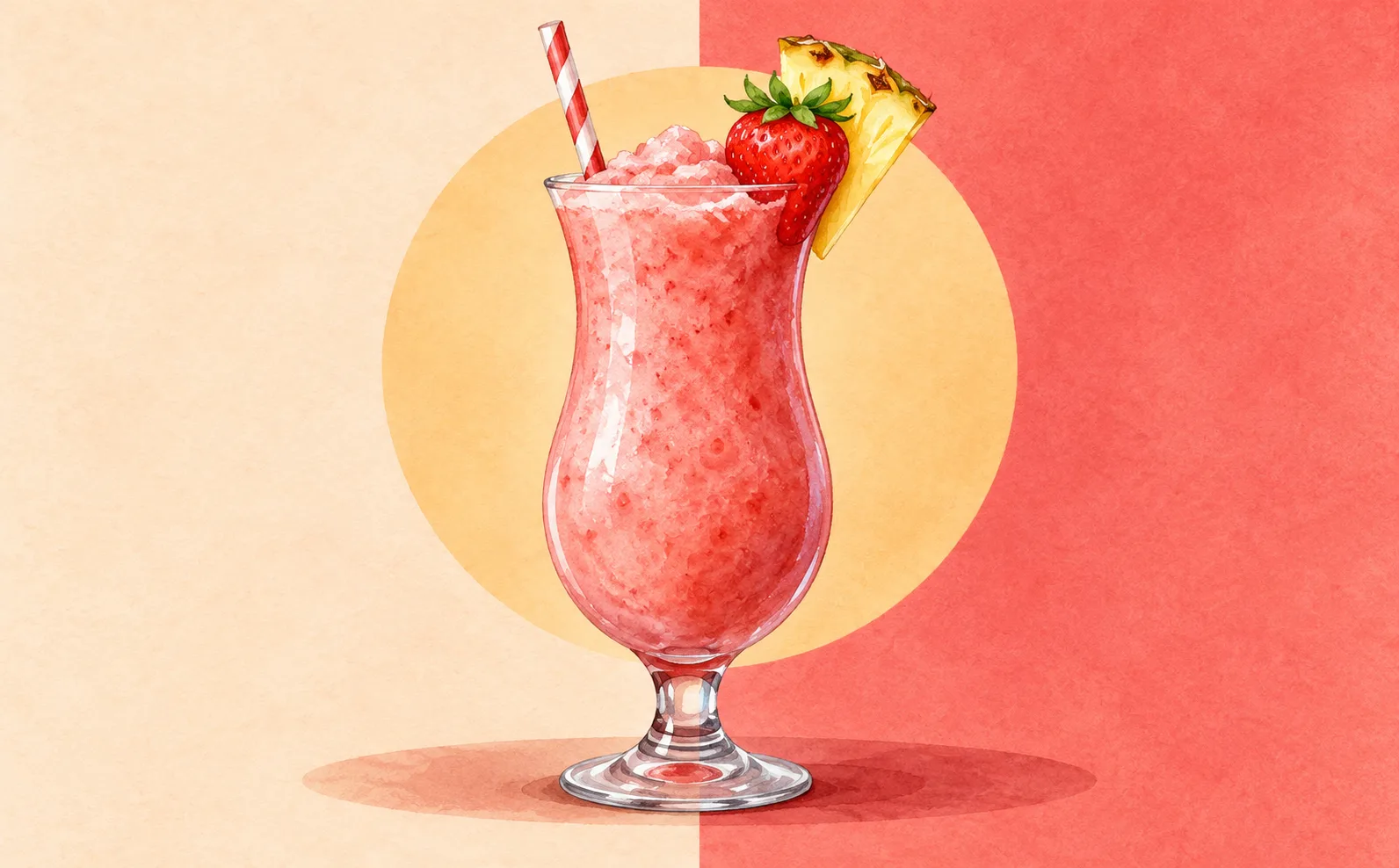 Opskrift på Strawberry Colada